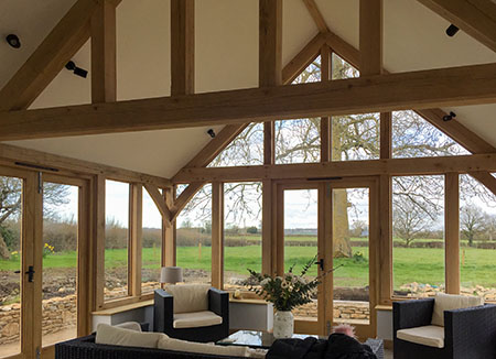 Planning application approved for Oak frame extension to home in Somerset