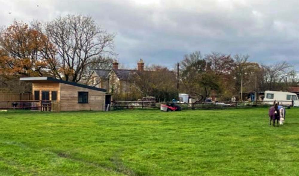 Stable building and change of use for donkey sanctuary in Mere