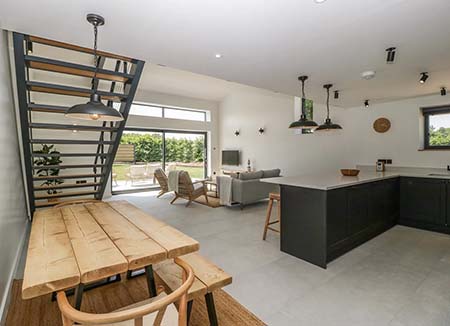 Interior of Lime Tree Barn holiday rental in Wincanton